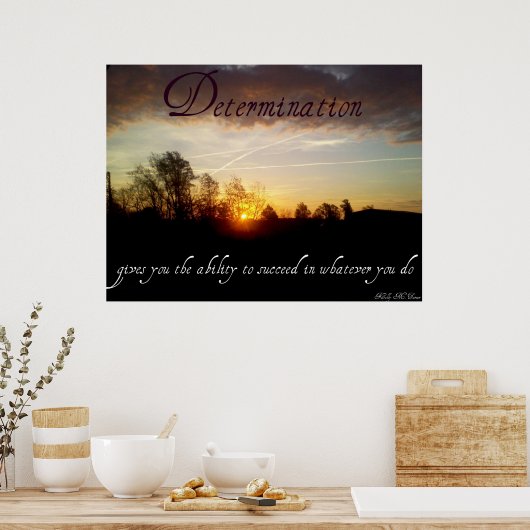 Bepaling van Inspirerend offertes Poster (Keuken)