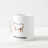 Bepaling van stieren bruin koffiemok (Voorkant links)