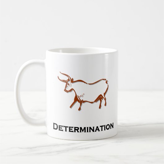 Bepaling van stieren bruin koffiemok (Links)