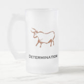 Bepaling van stieren bruin matglas bierpul (Links)