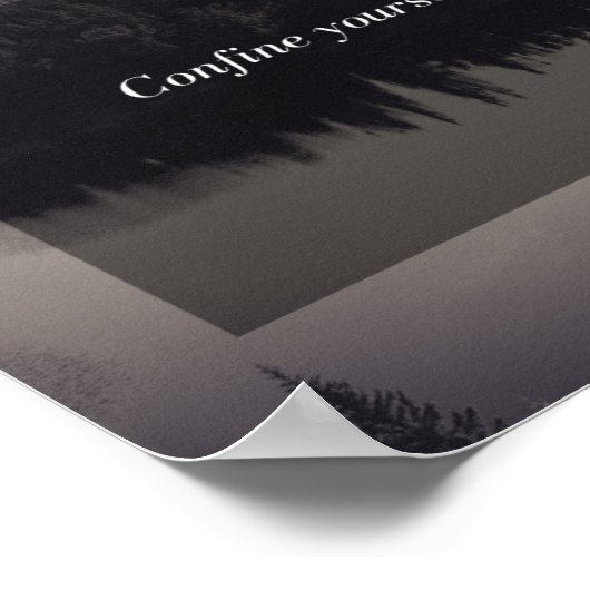 Beperk jezelf tot het cadeau poster (Hoek)