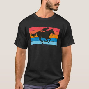 Beperkende Paardenuitrusting 5 Streep Stap T-shirt