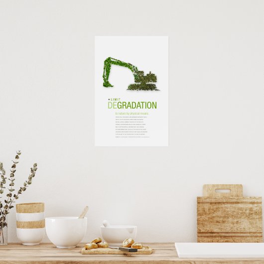 Beperking afbraak: Poster duurzaamheidsbeginsel (Keuken)