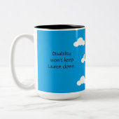 Beperking en vertrouwen: Blauw Tweekleurige Koffiemok (Links)