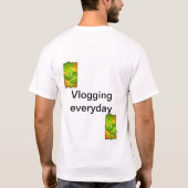 Beperkt aantal editieteam Vlog shirt (Achterkant)