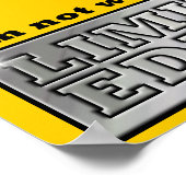 Beperkt Poster Uitgave (Hoek)