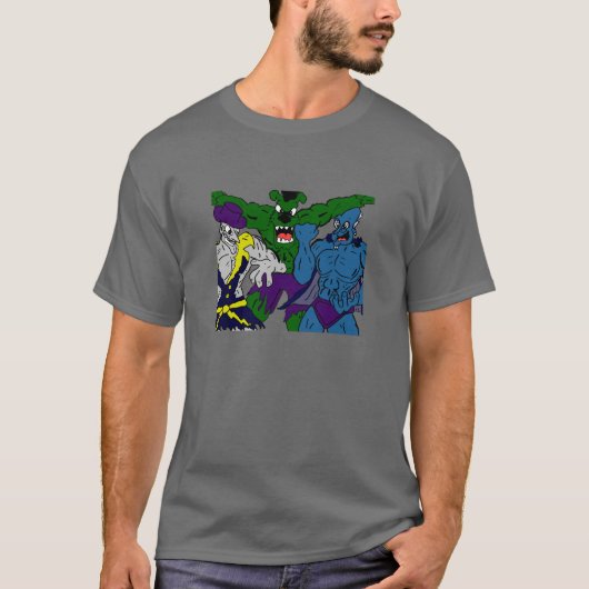 Beperkt Super Trio-Shirt T-shirt (Voorkant)