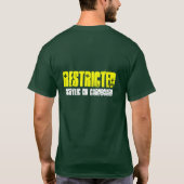 Beperkt T-shirt (Achterkant)