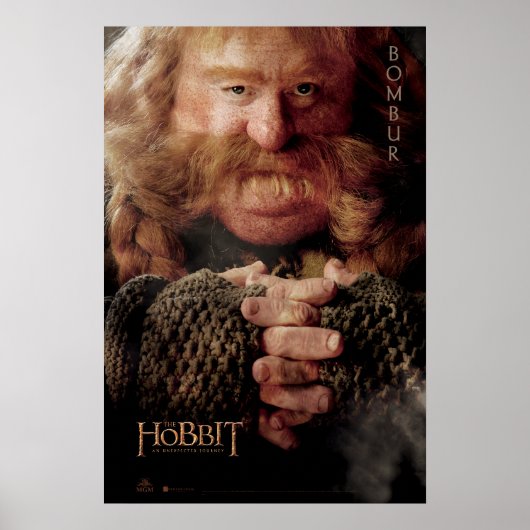 Beperkt Uitzendkunstwerk: Bombur Poster (Voorkant)