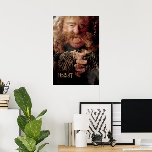 Beperkt Uitzendkunstwerk: Bombur Poster (Thuiskantoor)