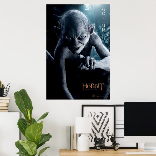 Beperkt Uitzendkunstwerk: GOLLUM™ Poster (Thuiskantoor)