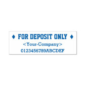 Beperkte aantekening & naam Rubberstempel controle Zelfinktende Stempel (Design)