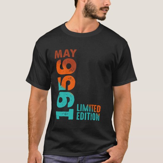 Beperkte Editie 1956 Mei 1956 T-shirt (Voorkant)