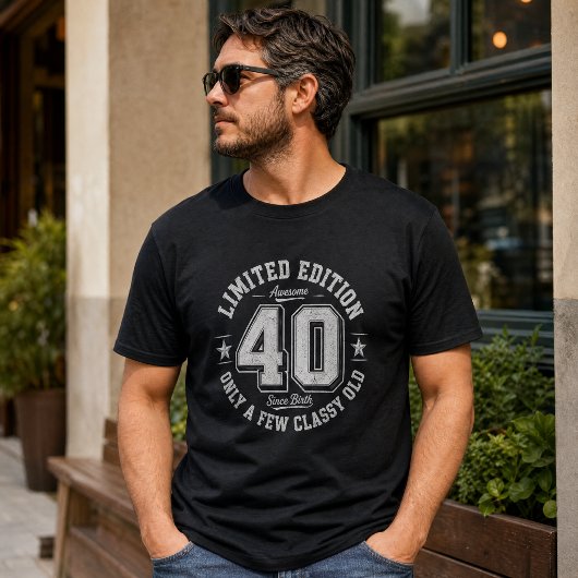 Beperkte Editie 40e Verjaardag T-shirt