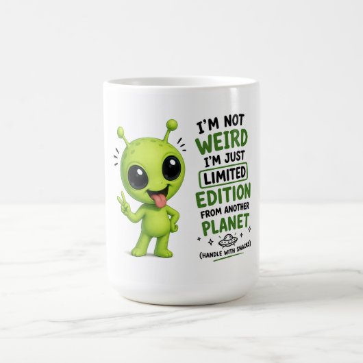 Beperkte Editie Alien Design Koffiemok (Center)