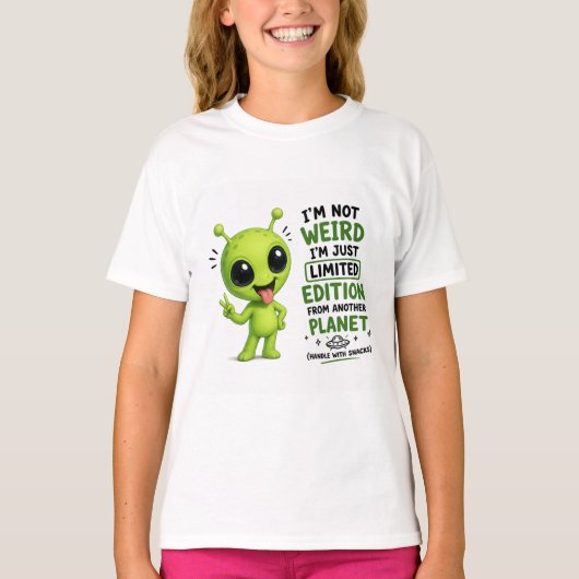 Beperkte Editie Alien Design T-shirt (Voorkant)