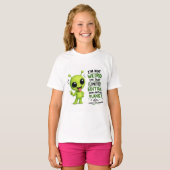 Beperkte Editie Alien Ontwerp T-shirt (Voorkant volledig)