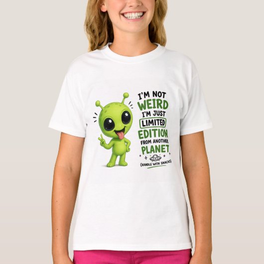 Beperkte Editie Alien Ontwerp T-shirt (Voorkant)