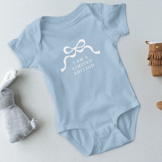 Beperkte Editie Babyblauwe Retro Moderne Jongens S Romper