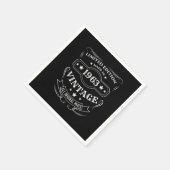 Beperkte editie gemaakt in 1963 Birthday Gift Servet (Hoek)