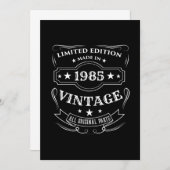 Beperkte editie gemaakt in 1985  Birthday Gift Kaart (Voorkant / Achterkant)