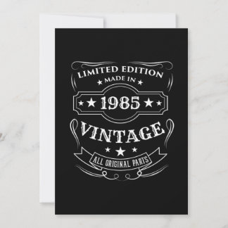 Beperkte editie gemaakt in 1985  Birthday Gift Kaart