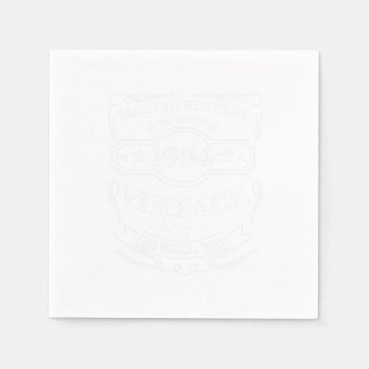 Beperkte editie gemaakt in 1994  Birthday Gift Servet (Voorkant)