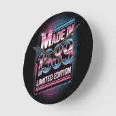 Beperkte Editie Retro 1989 Wandklok (Hoek)