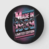 Beperkte Editie Retro 1989 Wandklok (Voorkant)