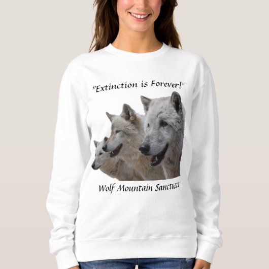 **BEPERKTE EDITIE** ~ Uitsterven is altijd Trui (Voorkant)