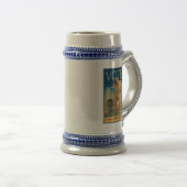 BEPERKTE EDITION  Collectible Stein, Blue Be Bierpul (Voorkant rechts)