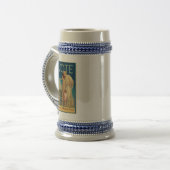 BEPERKTE EDITION  Collectible Stein, Blue Be Bierpul (Voorkant links)