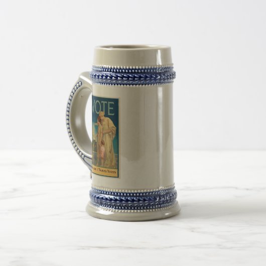 BEPERKTE EDITION  Collectible Stein, Blue Be Bierpul (Voorkant links)