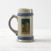 BEPERKTE EDITION  Collectible Stein, Blue Be Bierpul (Links)