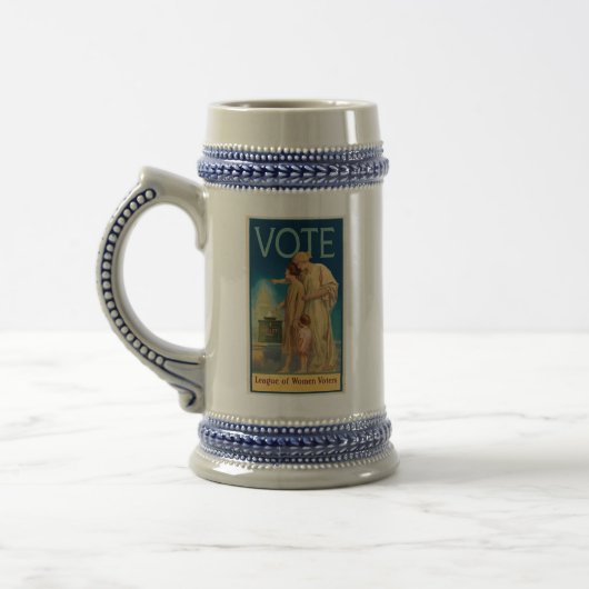 BEPERKTE EDITION  Collectible Stein, Blue Be Bierpul (Links)