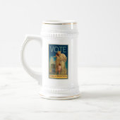 BEPERKTE EDITION  Collectible Stein, Gold Bierpul (Links)