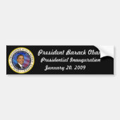BEPERKTE EDITION Obama Inauguration COLLECTORS Bumpersticker (Voorkant)