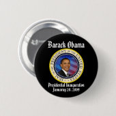 BEPERKTE EDITION Obama Inauguration COLLECTORS Ronde Button 5,7 Cm (Voorkant /achterkant)