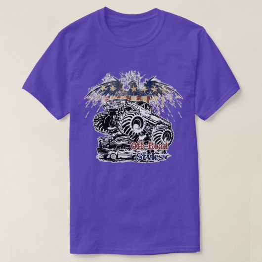 BEPERKTE EDITION Off Road Styles Truck T-shirt (Design voorkant)