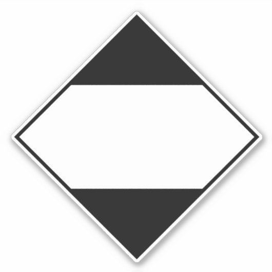 Beperkte hoeveelheid weg en Zee Sticker (Voorkant)