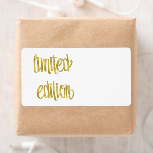 Beperkte Humor van de Quote Faux Gold Foil-offerte Etiket (Insitu)