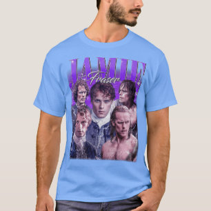 Beperkte Jamie Fraser Outlander Vintage T-shirt