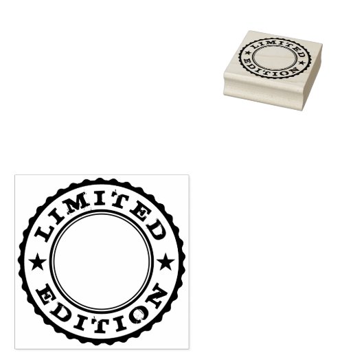 BEPERKTE KWALITEIT VAN EDITION RUBBER STAMP RUBBERSTEMPEL (Gestempeld)