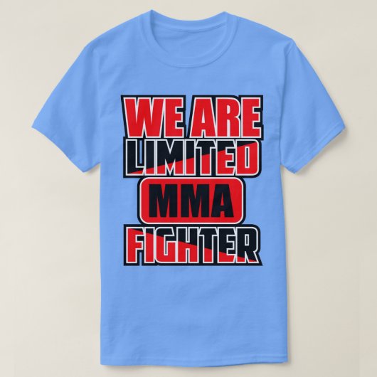 BEPERKTE MMA T-SHIRT (Design voorkant)