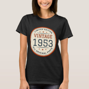 Beperkte Oplage Vintage 1953 Alle Originele Onderd T-shirt