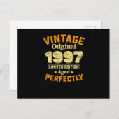 Beperkte originele versie van 1997 - Geavanceerd Briefkaart (Voorkant / Achterkant)