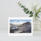 Beperkte rail, Hoefijzer curve Briefkaart (Staand voorkant)