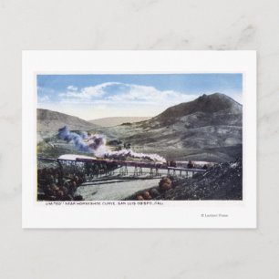 Beperkte rail, Hoefijzer curve Briefkaart