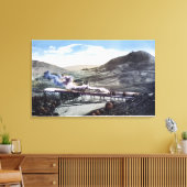 Beperkte rail, Hoefijzer curve Canvas Afdruk (Insitu (Woonkamer))