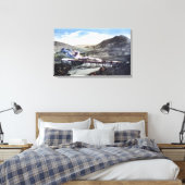 Beperkte rail, Hoefijzer curve Canvas Afdruk (Insitu (Slaapkamer))